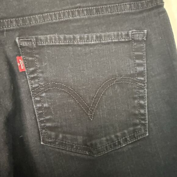 Vintage Levis 512 Jeans Women’s Sz 14 Black Bootcut Perfectly Slimming Y2K Denim - Picture 6 of 8